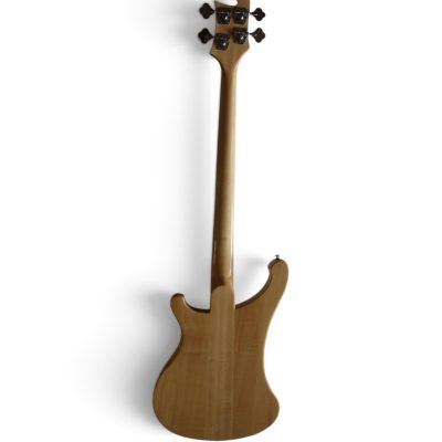 Custom Nova 4003 Natural Mahogany 4 String Bass Checkerboard Bindings - Image 7