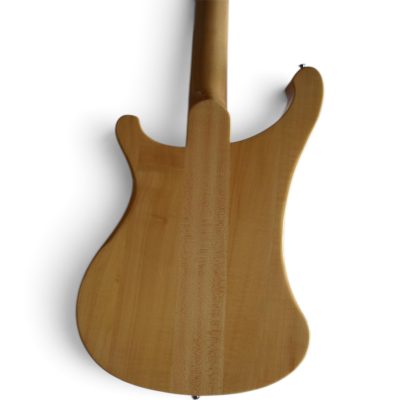 Custom Nova 4003 Natural Mahogany 4 String Bass Checkerboard Bindings - Image 8
