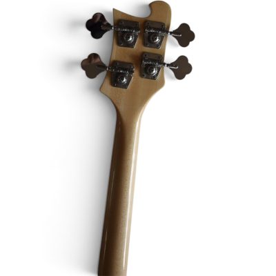 Custom Nova 4003 Natural Mahogany 4 String Bass Checkerboard Bindings - Image 9