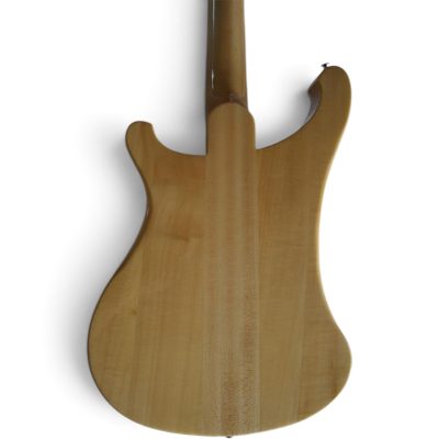 Custom Nova 4003 Natural Mahogany 4 String Bass Checkerboard Bindings - Image 2