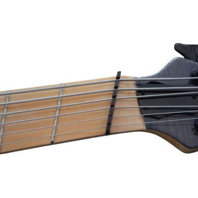 Custom Onyx Setius Gray Flamed Maple Bass Multi Scale Fanned Frets 6 String - Image 6