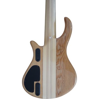 Custom Onyx Setius Gray Flamed Maple Bass Multi Scale Fanned Frets 6 String - Image 11