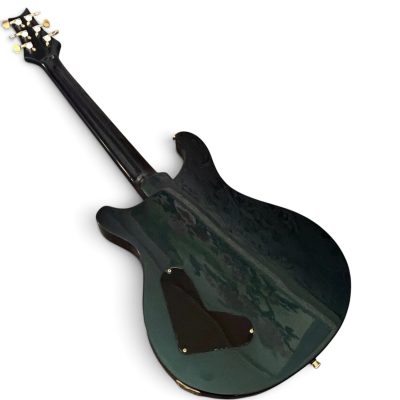 Custom Monarch Santana Green Finish Dragon Design Electric Guitar - Image 8