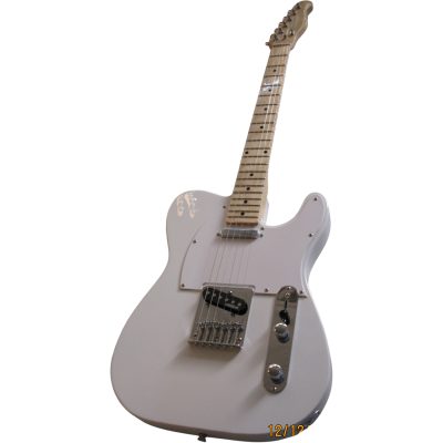 Custom Regent Polar White Jeff Buckley Finish Electric Guitar - Image 5