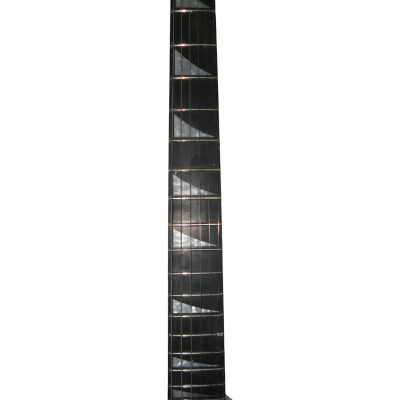 Custom Race Flying V Snow White With Black Bevels RR24 Electric Guitar Floyd Rose Tremolo Active Pickups - Image 5