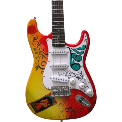 Custom Regent Hendrix Monterey Summer of Love Psychedelic Graphic Electric Guitar