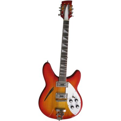 Custom Nova Slash Soundhole Fireglo 360 George 12 String Guitar - Image 2