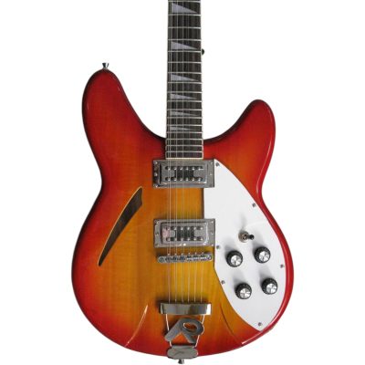 Custom Nova Slash Soundhole Fireglo 360 George 12 String Guitar