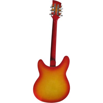 Custom Nova Slash Soundhole Fireglo 360 George 12 String Guitar - Image 6