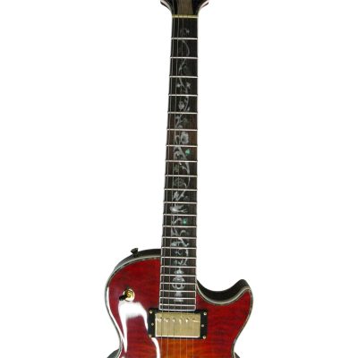 Custom Crown Don Ultima Heritage Cherry Sunburst Quilted Maple Top Electric Guitar - Image 4