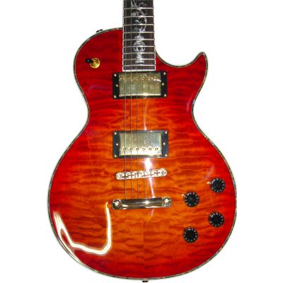 Custom Crown Don Ultima Heritage Cherry Sunburst Quilted Maple Top Electric Guitar
