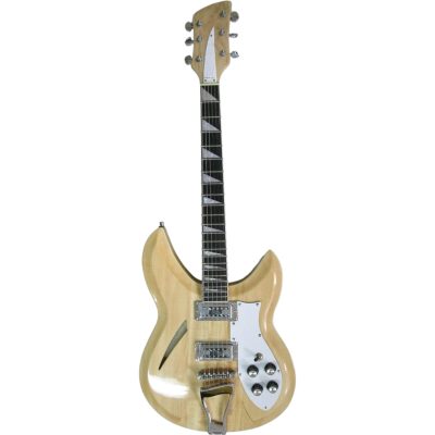 Custom Nova Natural 330 2 Pickups 6 String Electric Guitar - Image 2