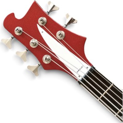 Custom Nova 4003S5 Red 5 String Bass - Image 4