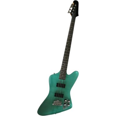 Custom Crown Translucent Green Thunderbird Lucite Plexiglass 4 String Bass