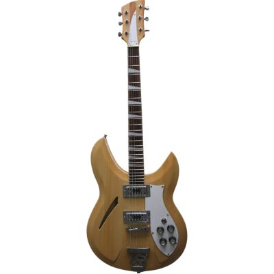 Custom Nova Slash Soundhole Natural 360 George 6 String Guitar - Image 5