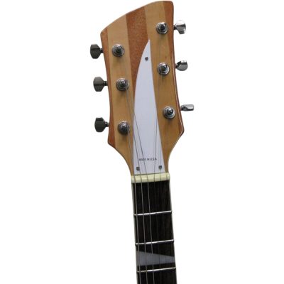 Custom Nova Slash Soundhole Natural 360 George 6 String Guitar - Image 3