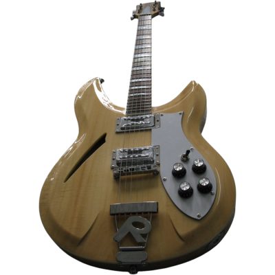 Custom Nova Slash Soundhole Natural 360 George 6 String Guitar - Image 2