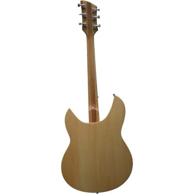 Custom Nova Slash Soundhole Natural 360 George 6 String Guitar - Image 6
