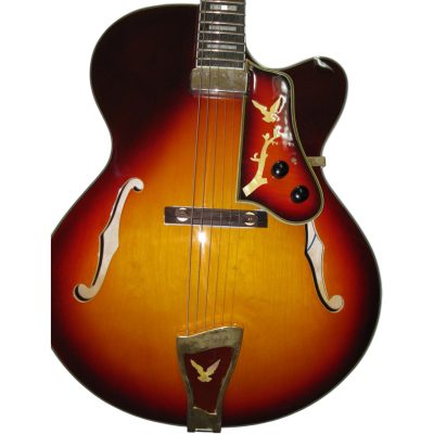 Custom Crown Kalamazoo Howard Midtown Sunburst L5 Fhole Electric Guitar