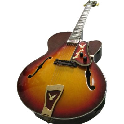 Custom Crown Kalamazoo Howard Midtown Sunburst L5 Fhole Electric Guitar - Image 3