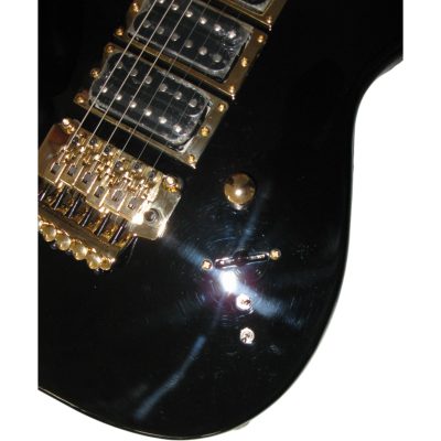 Custom Cinder Richie Sambora Jersey Star Black Guitar Rosewood Fretboard - Image 4