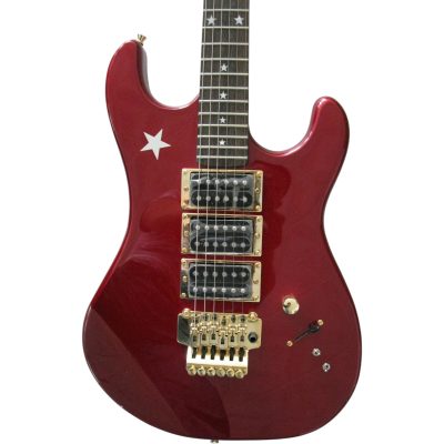 Custom Cinder Richie Sambora Jersey Star Alpine Candy Red Guitar Rosewood Fretboard