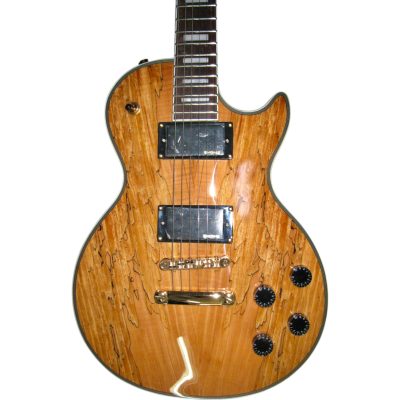 Custom Crown Natural Gloss Deadwood Burl Top Electric Guitar