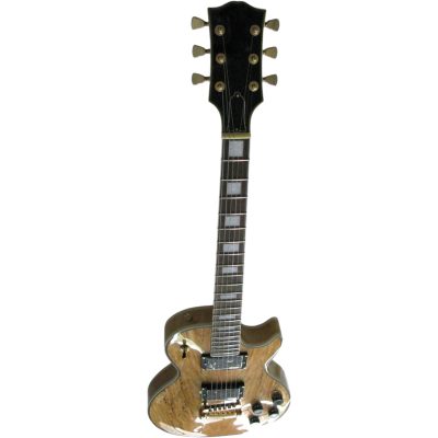 Custom Crown Natural Gloss Deadwood Burl Top Electric Guitar - Image 4