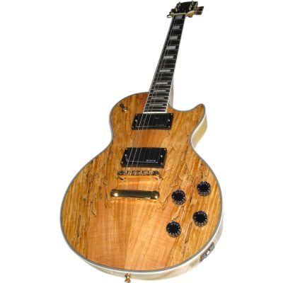 Custom Crown Natural Gloss Deadwood Burl Top Electric Guitar - Image 5