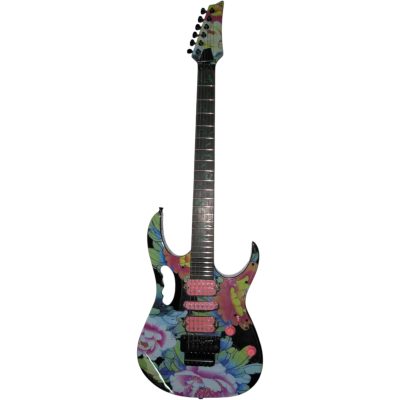 Custom Axis JEM77 Floral Pattern Electric Guitar - Image 7