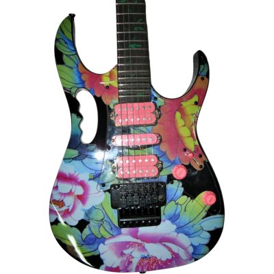 Custom Axis JEM77 Floral Pattern Electric Guitar