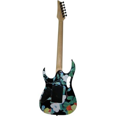Custom Axis JEM77 Floral Pattern Electric Guitar - Image 4