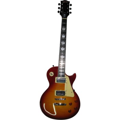 Custom Crown Jimmy Page Sunburst Flamed Maple Top Electric Guitar - Image 5