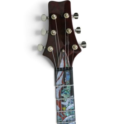 Custom Monarch Hetfield Trans Purple Inlay Design Electric Guitar - Image 6