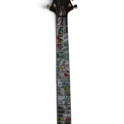 Custom Monarch Hetfield Trans Purple Inlay Design Electric Guitar - Image 5