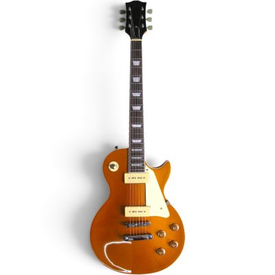 Custom Crown Goldtop Cream P90 Pickups Classic Metallic Joe Bonamassa Guitar - Image 2