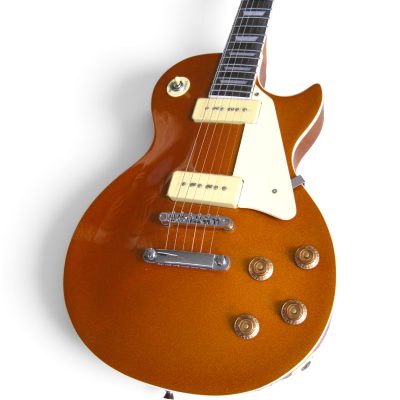 Custom Crown Goldtop Cream P90 Pickups Classic Metallic Joe Bonamassa Guitar - Image 5