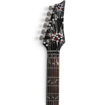 Custom Axis SVAI Floral Black Jem77 Tree of Life Inlay Guitar - Image 7
