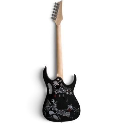 Custom Axis SVAI Floral Black Jem77 Tree of Life Inlay Guitar - Image 6