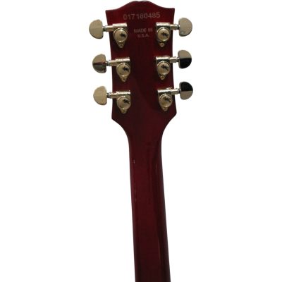 Custom Crown ES355 Semi Hollowbody Wine Red Bigsby Tremolo Guitar - Image 7