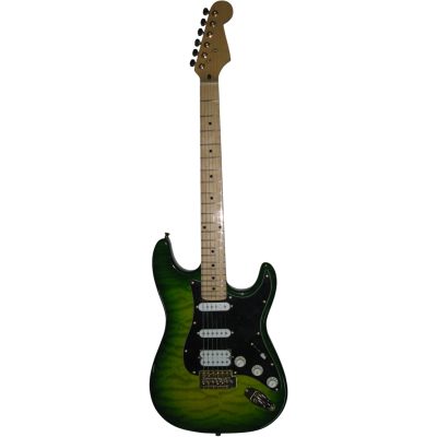Custom Regent Stern Green Burst Quilted Maple Top Electric Guitar - Image 5