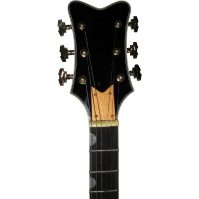 Custom Sovereign G6120 Falcon Black Finish Jazz Guitar Bigsby Tremolo - Image 3