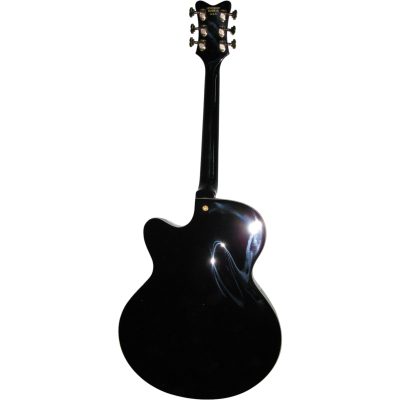 Custom Sovereign G6120 Falcon Black Finish Jazz Guitar Bigsby Tremolo - Image 7
