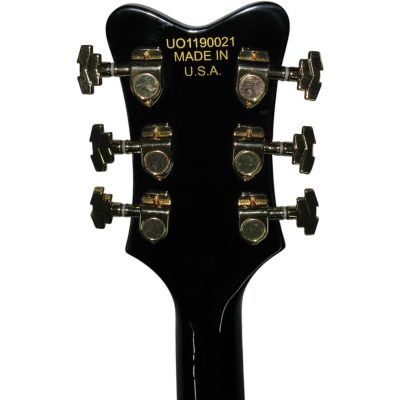 Custom Sovereign G6120 Falcon Black Finish Jazz Guitar Bigsby Tremolo - Image 6