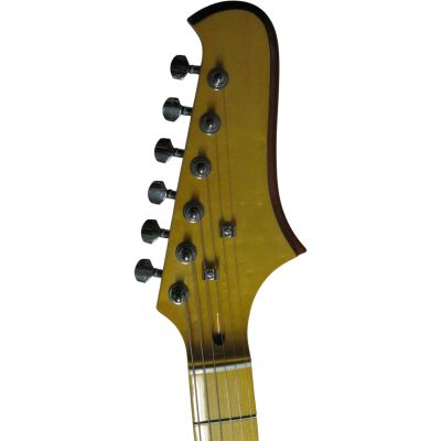 Custom Regent Tom DeLonge Fhole Natural Amber Tiger Maple Top Star Guitar - Image 5