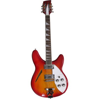 Custom Nova Slash Soundhole Fireglo 360 George 12 String Electric Guitar - Image 5