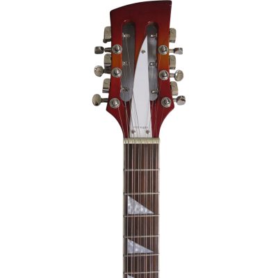 Custom Nova Slash Soundhole Fireglo 360 George 12 String Electric Guitar - Image 2