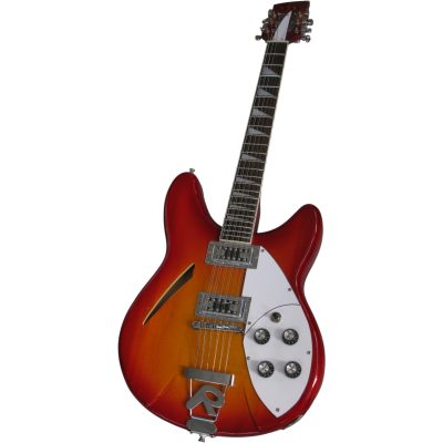 Custom Nova Slash Soundhole Fireglo 360 George 12 String Electric Guitar - Image 4
