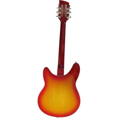 Custom Nova Slash Soundhole Fireglo 360 George 12 String Electric Guitar - Image 6