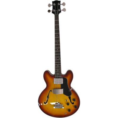 Custom Crown Vintage Sunburst EB2 Finish 4 String Bass - Image 7